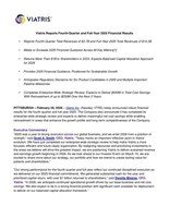 Viatris Reports Fourth-Quarter and Full-Year 2025 Financial Results