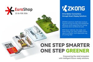 ZKONG predstavuje na veľtrhu EuroShop 2026 inteligentné maloobchodné riešenia novej generácie