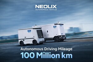 Neolix überschreitet 100 Millionen Kilometer im autonomen Betrieb und festigt globale Führungsposition im RoboVan-Segment